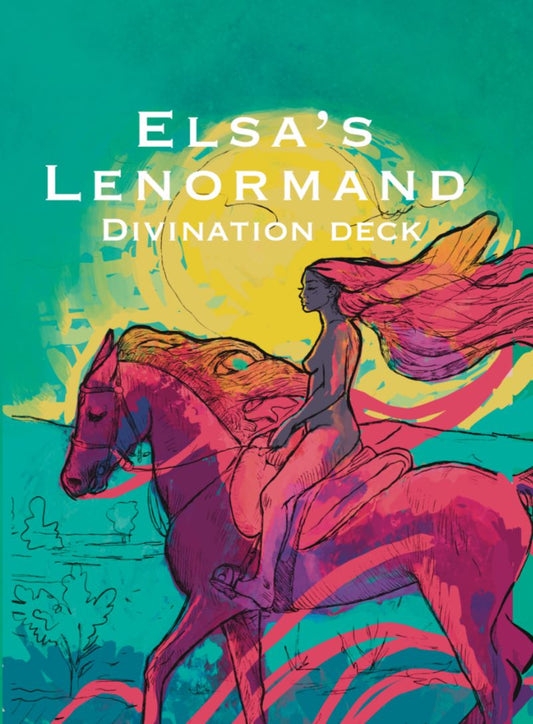 Elsa's Lenormand Deck, Magical Divination Manifestation Tarot-Like Cards for Kids, Teens and Adults with guidebooklet